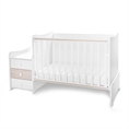 Letto MAXI PLUS NEW white+light oak /Letto per bambini+mobiletto multifunzionale/